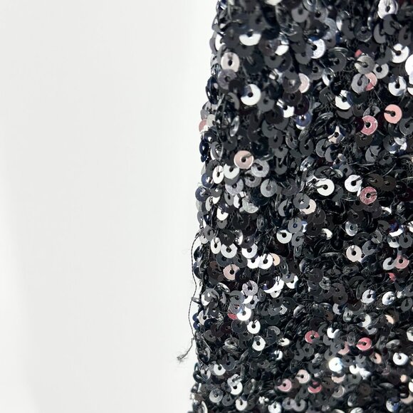 NWT Black Halo Keeley Black Sequins Jumpsuit - Picture 7 of 8